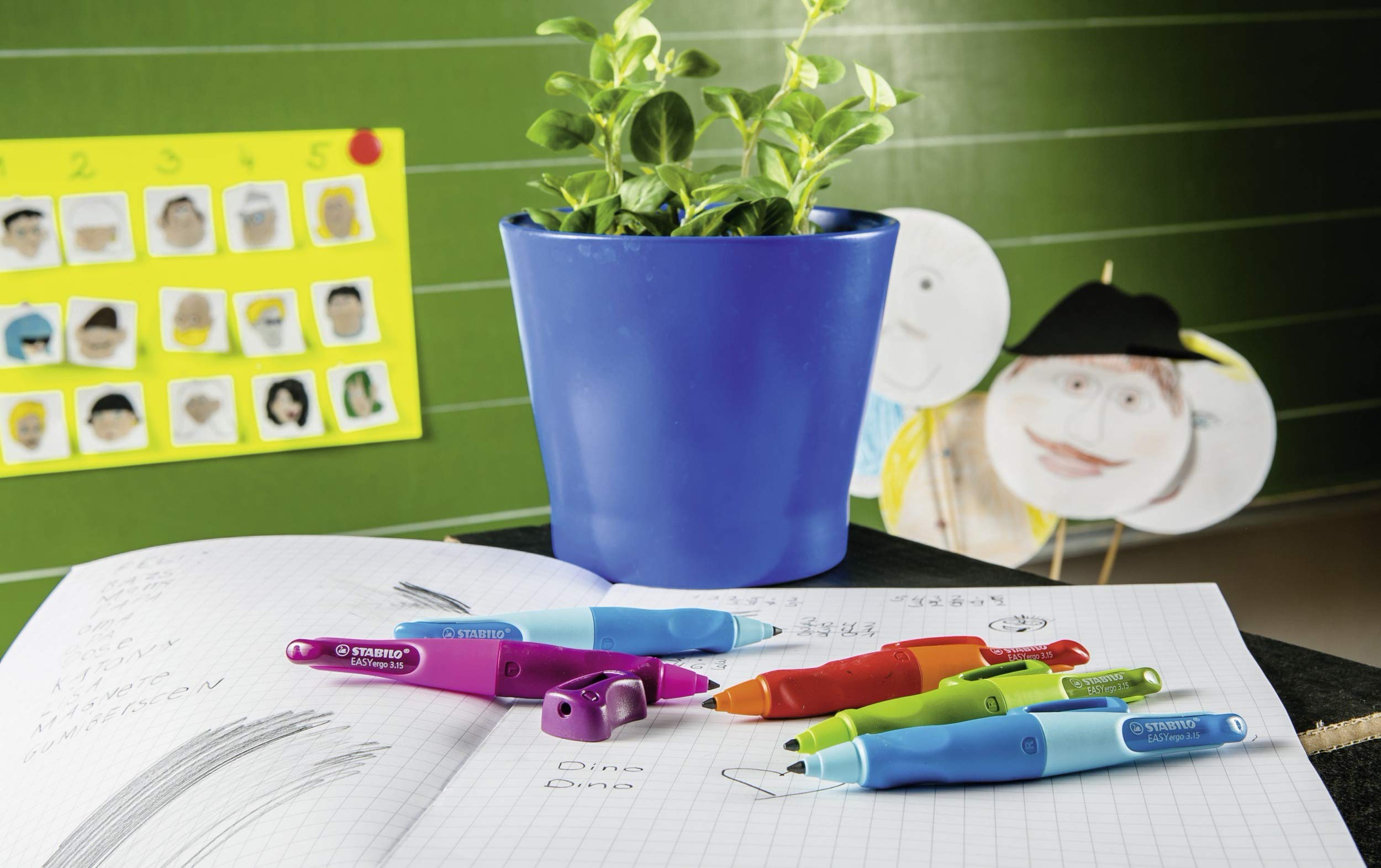 STABILO - EASYergo 3.15 - Ergonomic Mechanical Pencil - Right-Handed - Pack of 1 - Pink/Lilac with Sharpener - Image 6