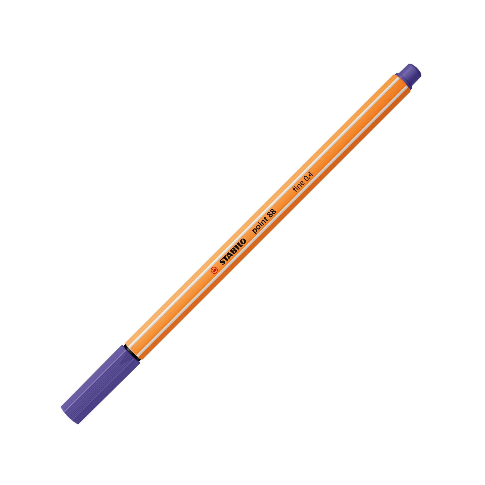 STABILO Fine Point 88 Felt Tip Pen - Zig-Zag Case x 18 Fine Felt-Tip Pens - Assorted Colours - Image 3