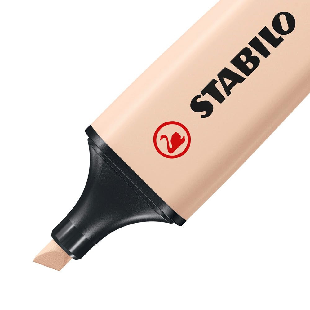 STABILO Highlighter BOSS ORIGINAL NatureCOLORS - Pack of 4 - Beige, Warm Grey, Earth Green, Black - Image 3