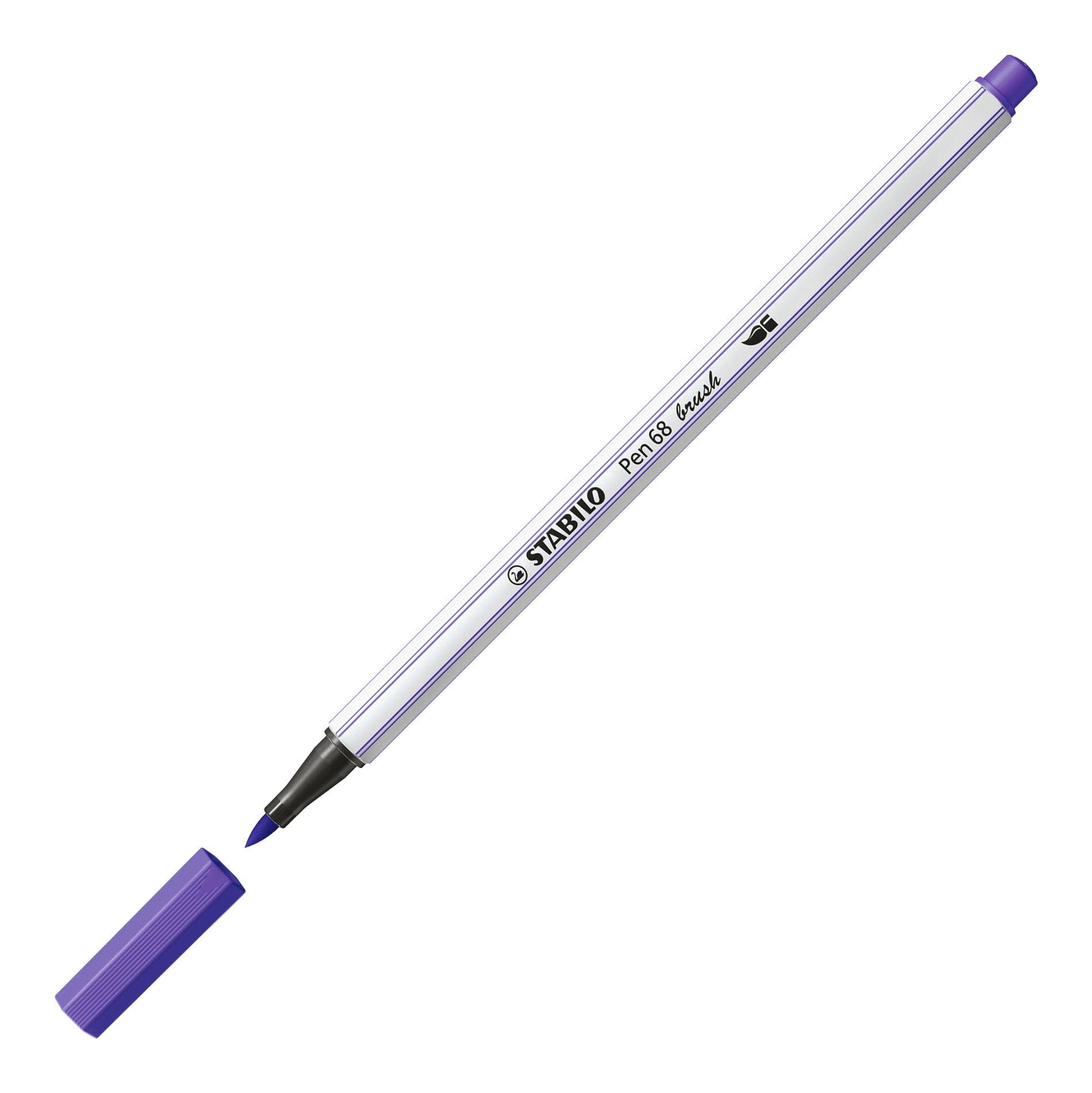 STABILO - Pen 68 brush - Premium Fibre-Tip Pen with Brush Tip - ARTY - Pack of 30 - Assorted colors - Image 3