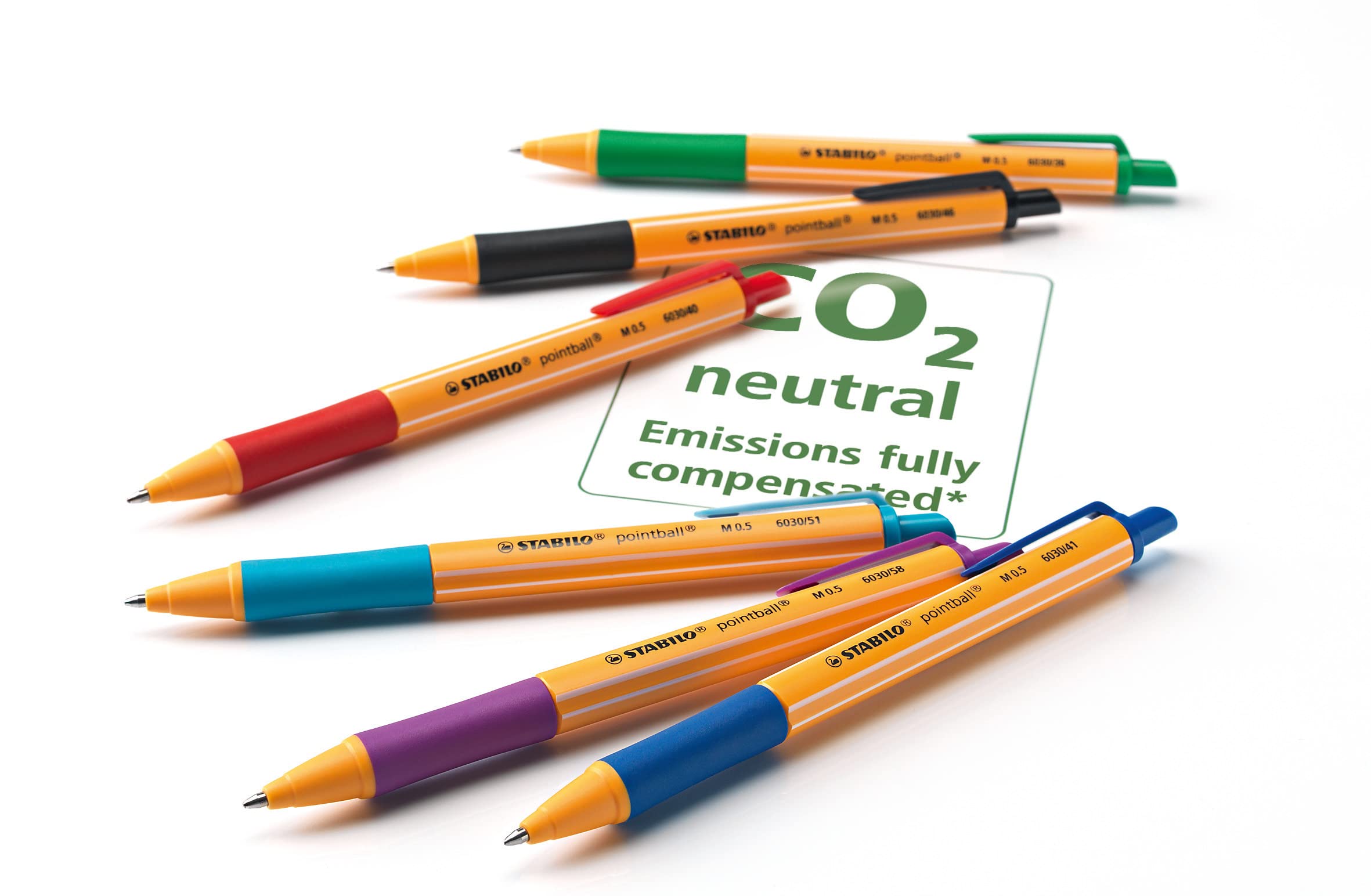 STABILO pointball Pen, Red - Image 5