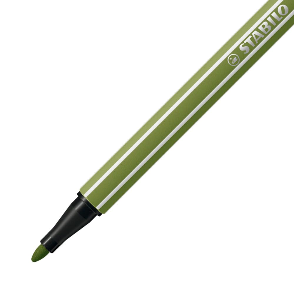 STABILO Premium Fiber-Tip Pen Pen 68 - Pack of 10 - Assorted Colors - Coloring Felt Tip Marker, Fine Point, 1mm Tip - Image 3